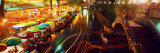 Night, Evening, Nightlife, Riverwalk, San Antonio, Texas, USA Photographic Print by Panoramic Images 
