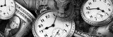 Clocks and Dollar Bills Photographic Print by Panoramic Images 