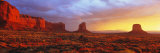 Sunrise, Monument Valley, Arizona, USA Photographic Print by Panoramic Images 