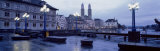 Evening, Zurich, Switzerland Photographic Print by Panoramic Images 