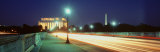 Night, Lincoln Memorial, District of Columbia, USA Photographic Print by Panoramic Images 