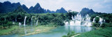 Detian Waterfall, Guangxi Province, China Fotografie-Druck von Panoramic Images 