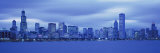 View of an Urban Skyline at Dusk, Chicago, Illinois, USA Photographic Print by Panoramic Images 