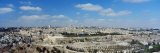 Ariel View of the Western Wall, Jerusalem, Israel Fotografisk tryk af Panoramic Images