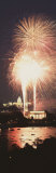 Fireworks Over a City, Washington DC, District of Columbia, USA Photographic Print by Panoramic Images 