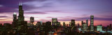 Skyscrapers at Dusk, Chicago, Illinois, USA Photographic Print by Panoramic Images 
