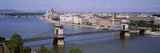 Aerial View, Bridge, Cityscape, Danube River, Budapest, Hungary Photographic Print by Panoramic Images 