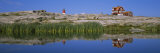 Reflection of a Lighthouse and a House on the Water, Bohuslan, Sweden Lámina fotográfica por Panoramic Images