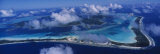 Aerial View of an Island, Bora Bora, French Polynesia Photographie par Panoramic Images 