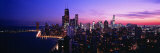 Night, Cityscape, Chicago, Illinois, USA Photographic Print by Panoramic Images 