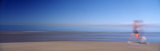 Blurred Motion, Side Profile of a Woman Running on the Beach Photographic Print by Panoramic Images 