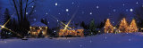 Holiday Lights, Laurentide, Quebec, Canada Lámina fotográfica por Panoramic Images