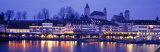 Evening, Lake Zurich, Rapperswil, Switzerland Photographic Print by Panoramic Images 