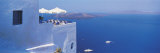 Building on Water, Boats, Fira, Santorini Island, Greece Photographic Print by Panoramic Images 