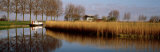Boat on a Pond, Oudendijk, Holland Photographic Print by Panoramic Images