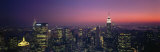 Twilight, Aerial, New York City, New York State, USA Photographie par Panoramic Images 