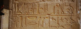 Close-up of a Stone Wall, Temple of Hatshepsut, Luxor, West Bank, Egypt Photographic Print by Panoramic Images 