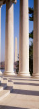 Jefferson Memorial, Columns, Washington Monument, Washington DC, District of Columbia, USA Photographic Print by Panoramic Images 