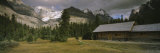 Log Cabins on a Mountainside, Yoho National Park, British Columbia, Canada Photographic Print by Panoramic Images 