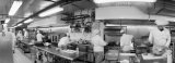 Black and White, Chefs in Kitchen Photographic Print by Panoramic Images 