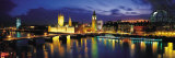 Panoramic Images - Night, London, England, United Kingdom Fotografická reprodukce Panoramic Images - Night, London, England, United Kingdom Fotografická reprodukce