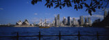 Skyscrapers on Waterfront, Sydney Opera House, Sydney, New South Wales, United Kingdom, Australia Photographic Print by Panoramic Images 