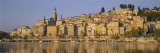 Buildings on the Waterfront, Eglise St-Michel, Menton, France Photographic Print by Panoramic Images 