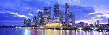 Evening, Singapore Fotografie-Druck von Panoramic Images 
