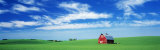 Red Barn in Field, Washington State, USA Photographic Print by Panoramic Images 