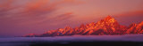 Teton Range, Grand Teton National Park, Wyoming, USA Lámina fotográfica por Panoramic Images