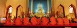 Monks, Benchamapophit Wat, Bangkok, Thailand Photographic Print by Panoramic Images 