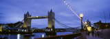 Tower Bridge at Night, London, England, United Kingdom Photographic Print by Panoramic Images 
