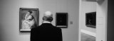 Man in Art Museum, Stuttgart, Germany Photographic Print by Panoramic Images 