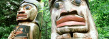 Totem Poles, Capilano, Vancouver, British Columbia, Canada Photographic Print by Panoramic Images 