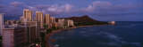 High Angle View of Buildings on the Beach, Waikiki Beach, Oahu, Honolulu, Hawaii, USA Photographic Print by Panoramic Images 