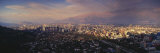 Aerial View of a City at Dusk, Santiago, Chile Reprodukcja zdjęcia autor Panoramic Images