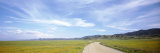 Country Road Passing Through a Field, Carrizo Plain, California, USA Photographic Print by Panoramic Images 