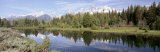 Reflection in a River, Snake River, Schwabacher Landing, Grand Teton National Park, Wyoming, USA Photographic Print by Panoramic Images