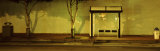 Bus Stop at Night, San Francisco, California, USA Reprodukcja zdjęcia autor Panoramic Images Bus Stop at Night, San Francisco, California, USA Reprodukcja zdjęcia autor Panoramic Images