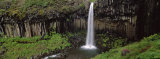 Waterfall in the Park, Svartifoss Waterfall, Skaftafell National Park, Iceland Photographic Print by Panoramic Images 