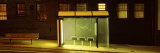 Bus Stop at Night, San Francisco, California, USA Fotoprint van Panoramic Images Bus Stop at Night, San Francisco, California, USA Fotoprint van Panoramic Images