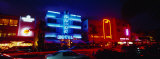Low Angle View of a Hotel Lit Up at Night, Miami, Florida, USA Photographic Print by Panoramic Images 