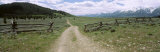 Dirt Road in a Landscape, Grand Teton National Park, Wyoming, USA Photographic Print by Panoramic Images 