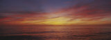Sunset Over a Sea, Gulf of Mexico, Venice Beach, Venice, Florida, USA Lámina fotográfica por Panoramic Images
