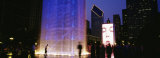 Spectators Watching the Visual Screen, the Crown Fountain, Millennium Park, Chicago, Illinois, USA Photographic Print by Panoramic Images 