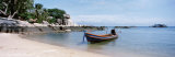 Boat Moored on the Beach Lámina fotográfica por Panoramic Images