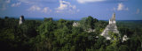 High Angle View of an Old Temple, Tikal, Guatemala Photographic Print by Panoramic Images 