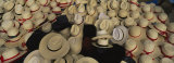 High Angle View of Hats in a Market Stall, San Francisco El Alto, Guatemala Photographie par Panoramic Images 
