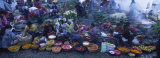 High Angle View of a Group of People in a Vegetable Market, Solola, Guatemala Photographic Print by Panoramic Images 