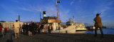 Tourboat Moored at a Dock, Helsinki, Finland Photographic Print by Panoramic Images 